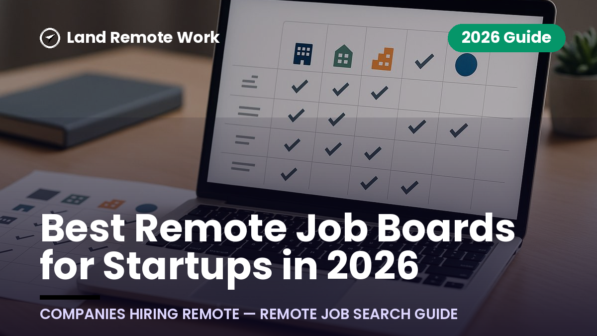 Best Remote Job Boards for Startups in 2026