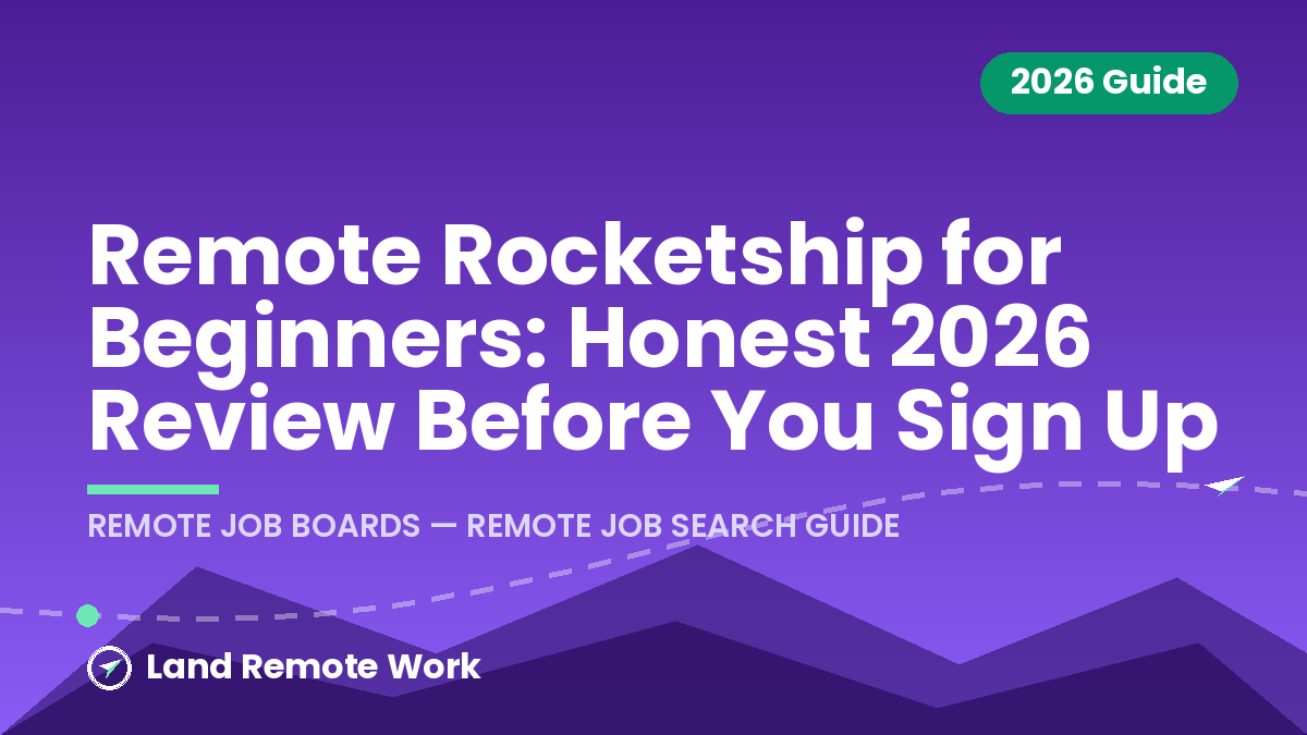 Remote Rocketship for Beginners: Honest 2026 Review Before You Sign Up