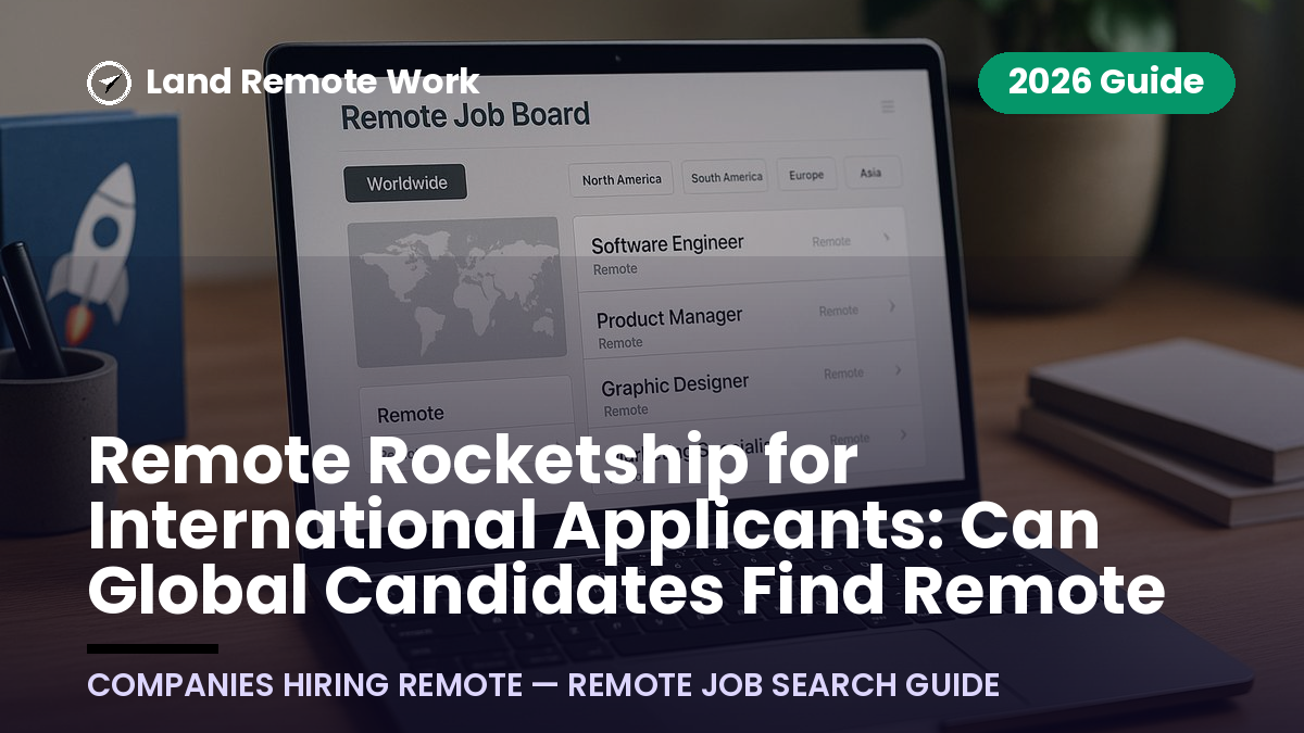 Remote Rocketship for International Applicants: Can Global Candidates Find Remote Jobs in 2026?