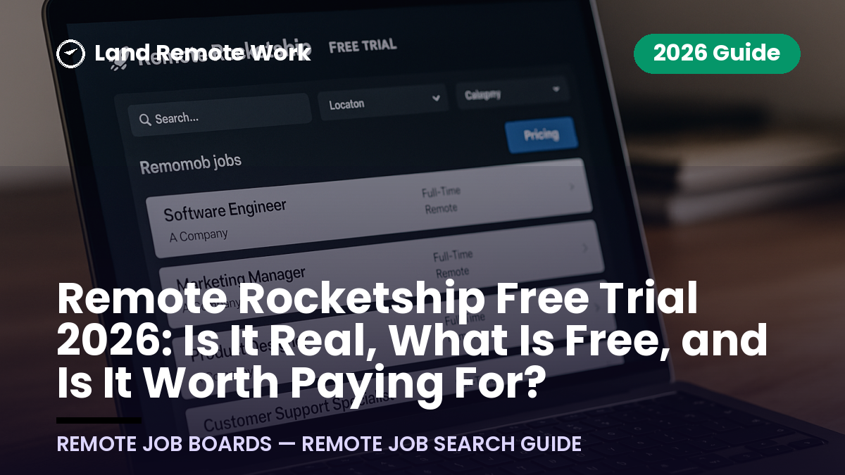 Remote Rocketship Free Trial 2026: Is It Real, What Is Free, and Is It Worth Paying For?
