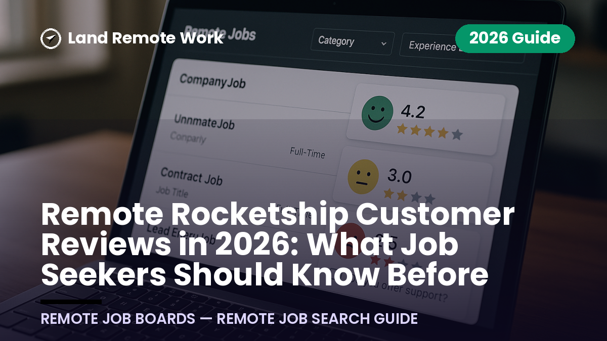 Remote Rocketship Customer Reviews in 2026: What Job Seekers Should Know Before Paying